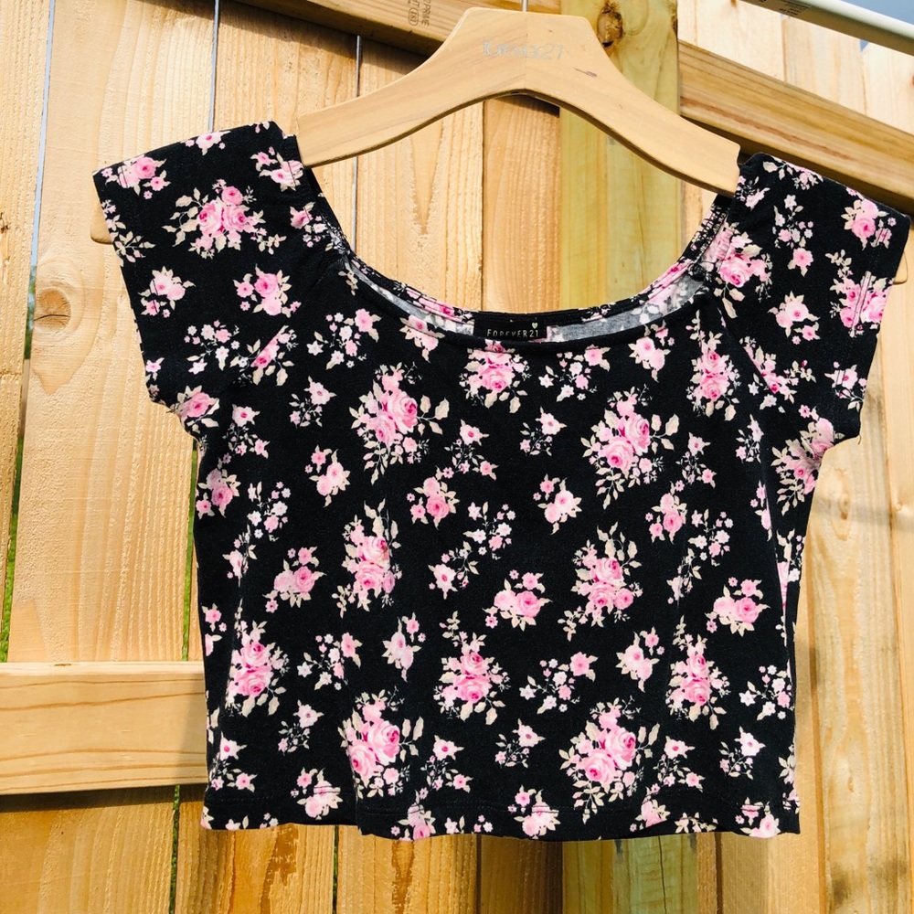 Floral Crop Top